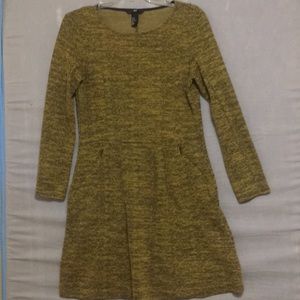 Super Cute H&M Brownish Tweed Looking Dress